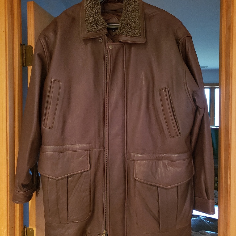 Men's Tibor Lambskin Leather Coat